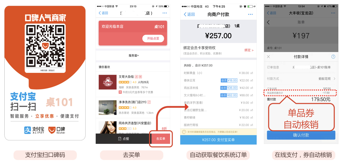 口碑推史上最快買(mǎi)單服務(wù)對(duì)賬、支付、開(kāi)發(fā)票、優(yōu)惠抵扣一步到位|餐飲界