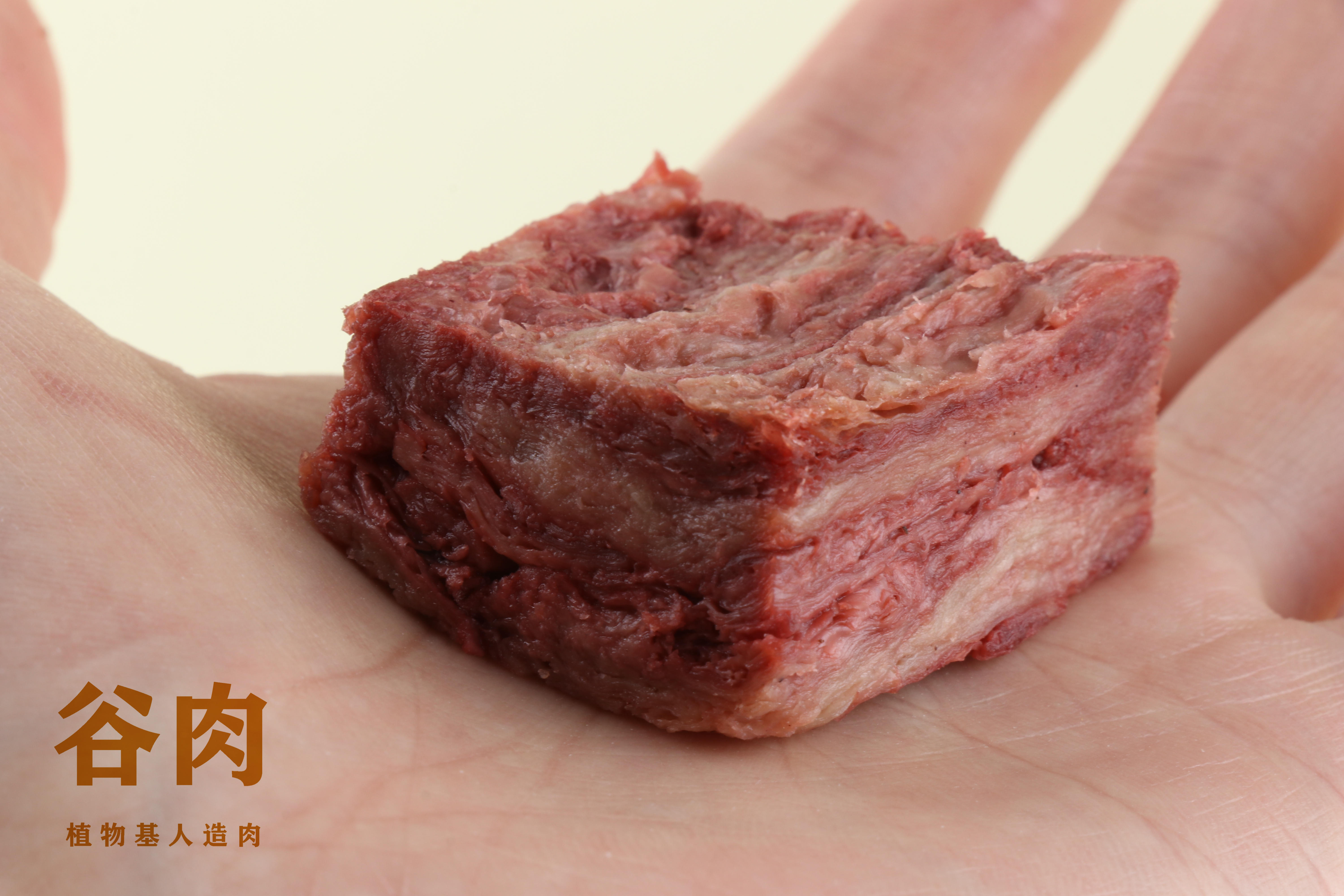 「谷肉」連續(xù)完成兩輪千萬元級融資，推出高端植物肉品牌「植無極」，主打“大塊植物牛肉”