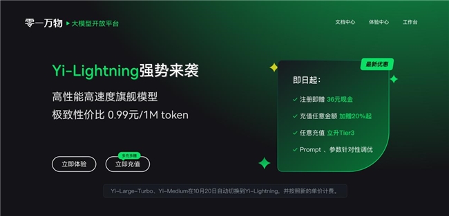 國內(nèi)模型首度超越 GPT-4o！零一萬物新旗艦?zāi)Ｐ?Yi-Lightning 排名世界第六、中國第一，致力以頂尖模型賦能千行百業(yè)